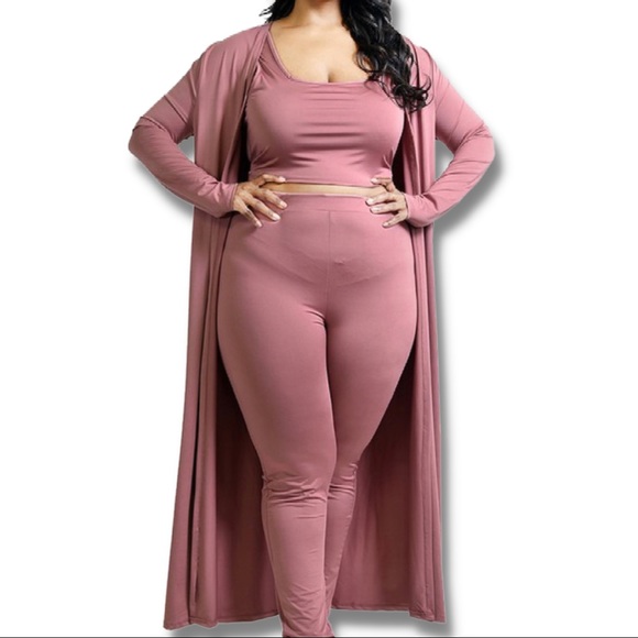 Mauve 3pc Matching Set - Picture 6 of 6